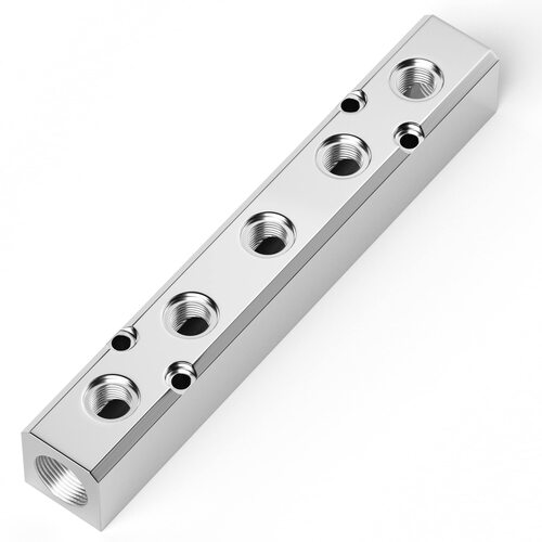 Hydraulic and pneumatic blocks