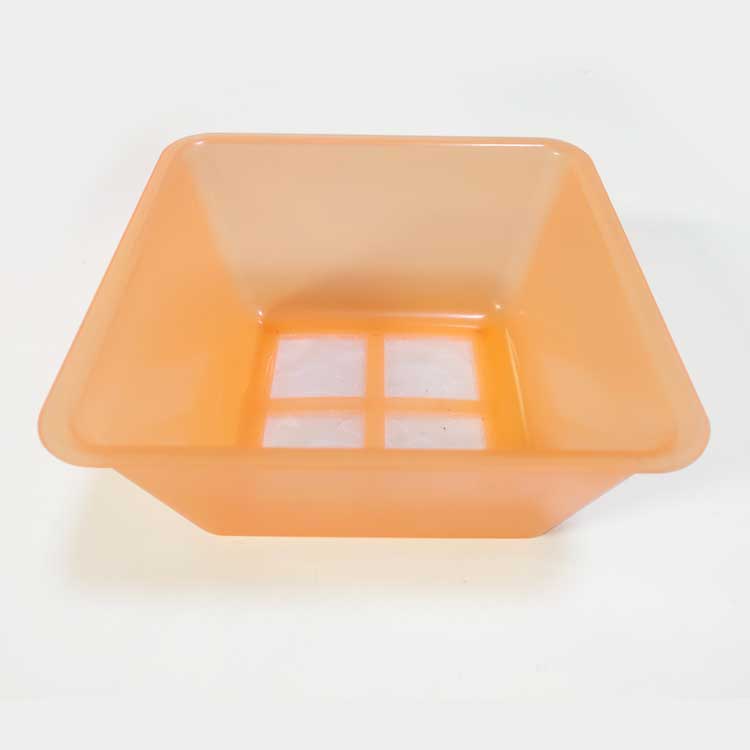 Plastic mesh storage bin